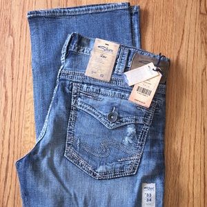 Mens Silver Jeans brand new